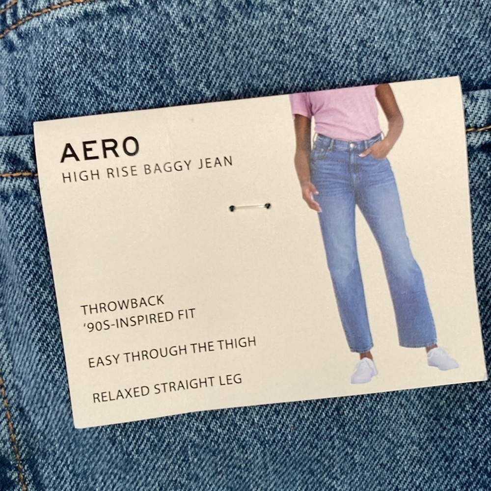 Aeropostale 90’s High Rise Baggy Jeans Size 10 NWT - Picture 11 of 11